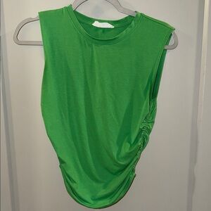 Double Zero Bright Green Muscle Tee